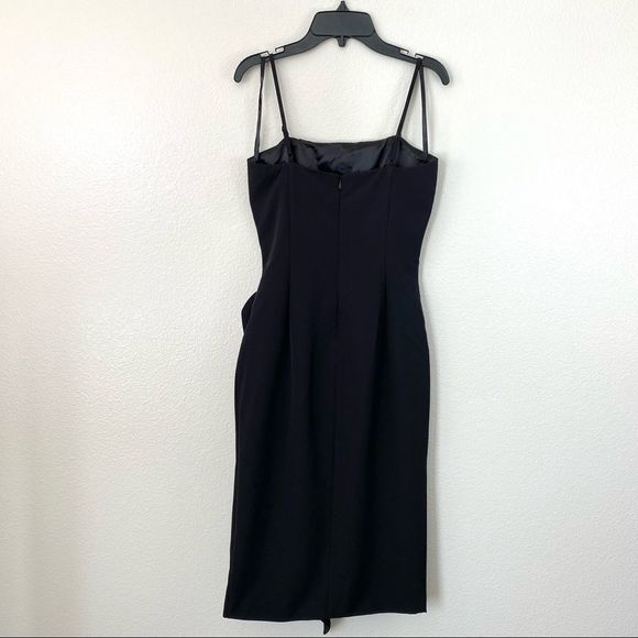 Bardot Carmelle Ruffle Midi Dress Black XS - Picture 5 of 12